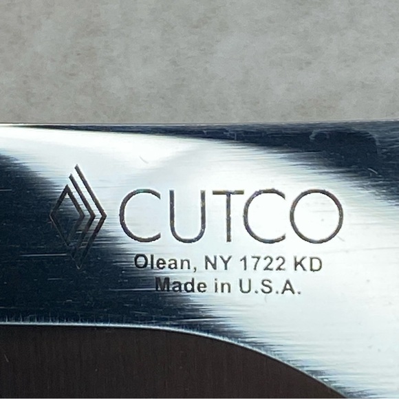 VTG CUTCO 2004 NEW CLASSIC BUTCHER KNIFE STRAIGHT EDGE #1722 KD USA - Picture 7 of 16